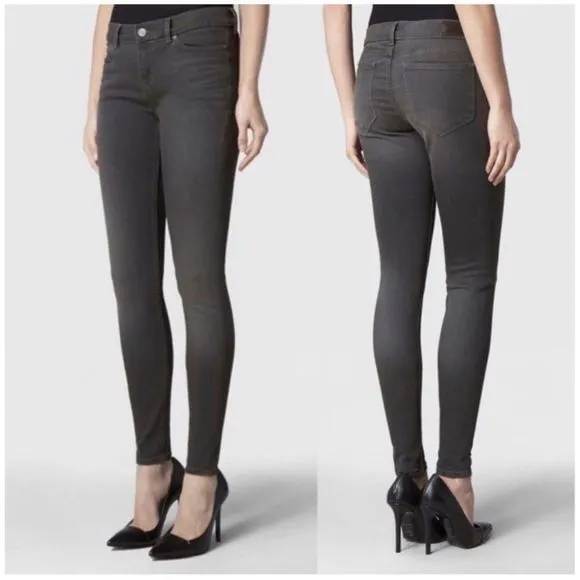 AllSaints Ashby Black Skinny Low Rise Jean