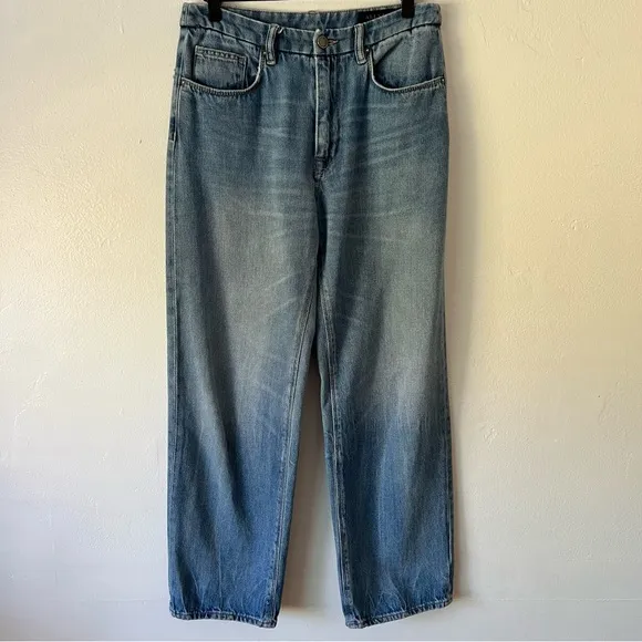 All Saints Nat Straight Leg Boyfriend Jeans