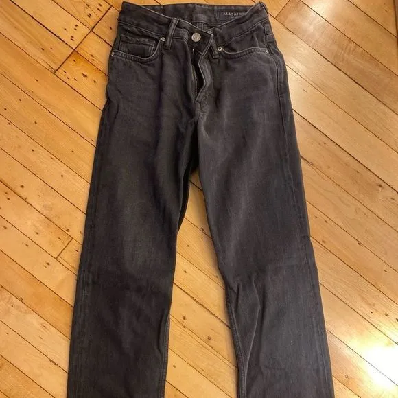 All saints black jeans