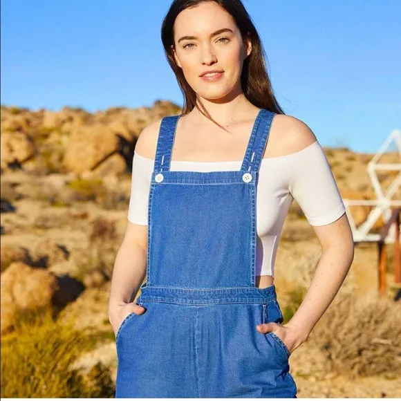 NWOT American Apparel Denim Jumpsuit Overall