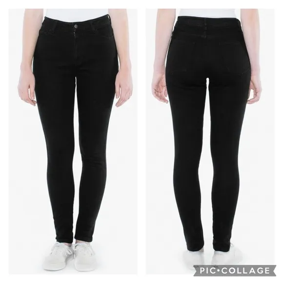 EUC American Apparel Black Skinny The Pencil Jeans