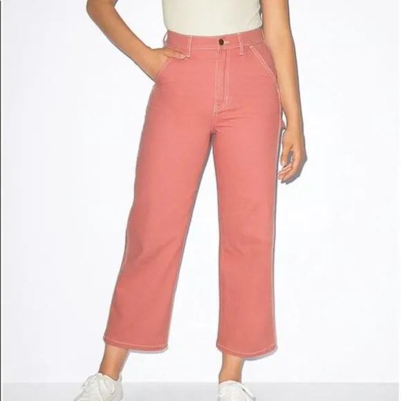 American Apparel Bold Wide Leg Jean Crop Carpenter
          
      Boutique