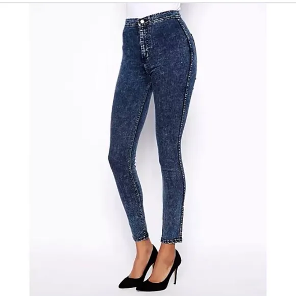 American Apparel Acid Wash Jeans Y2K