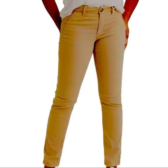American Apparel Vintage Khaki Skinny Jeans Sz 30