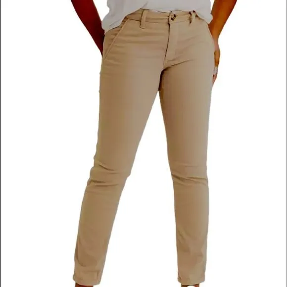 NWOT American Apparel Khaki Skinny Jeans Sz 28
