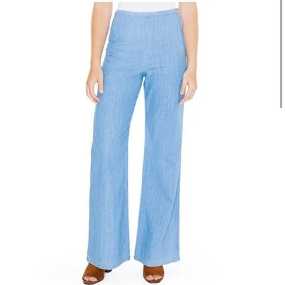 Vintage American Apparel Wide Leg Jeans Flare Bell Bottom