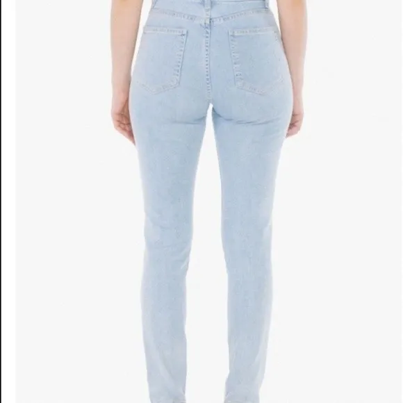 American Apparel Lightwash Pencil Jean