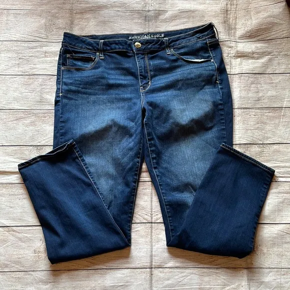 AE Super Stretch Skinny Jeans Size 18 Long