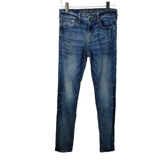 American Eagle AEO Super Skinny Jeans Women's Size 29 x 32 Blue