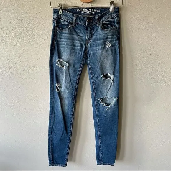 American Eagle Distressed Vintage Collection Jeggings