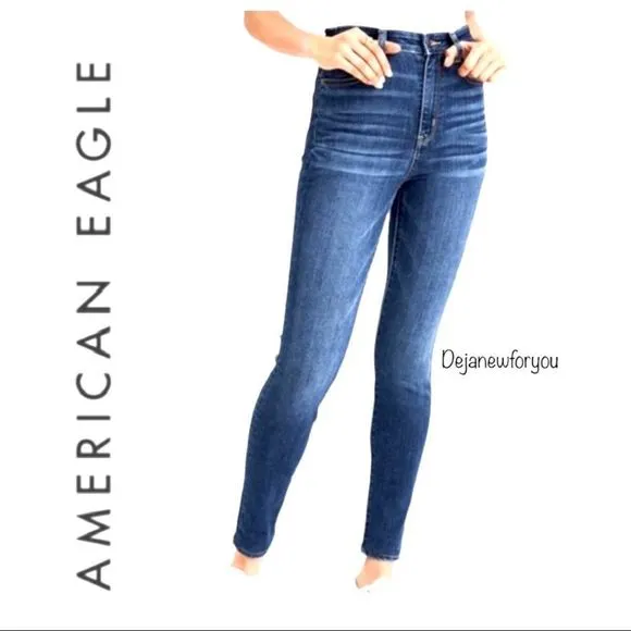 American Eagle Curvy Hi Rise Jegging Jeans Size 2/26