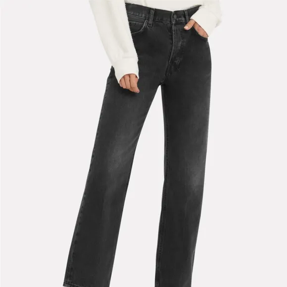 ANINE BING Black Straight Jeans size 30
          
      NWT