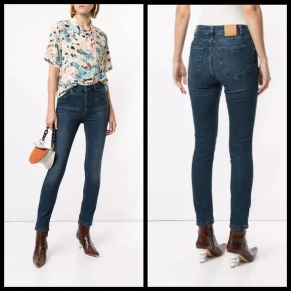 💕ANINE BING💕 Frida High Waist Skinny Jeans
          
      NWT
