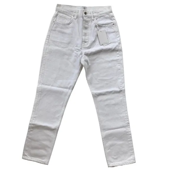 NEW Anine Bing Sonya High Rise Ankle Jeans in White Size 28
          
      NWT