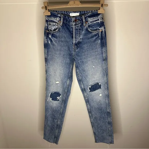 ANINE BING Skinny Hi Waisted Jeans SZ 23