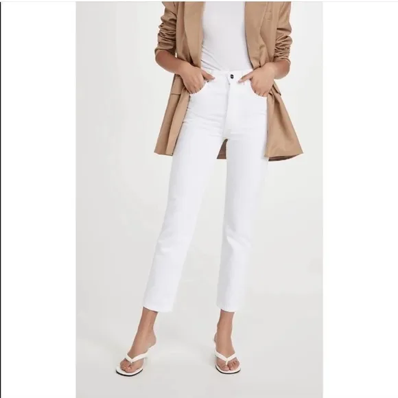 Anine Bing Sonya Jeans Off White Slim Straight
          
      NWT