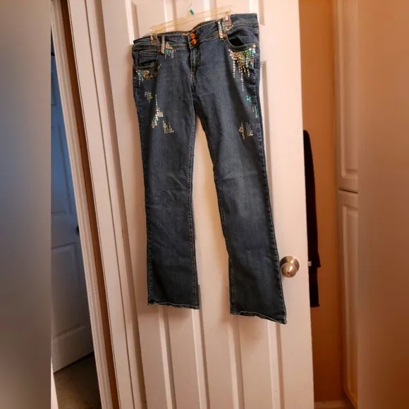 Apple Bottom Women's Jeans Color Blue Size 12 NWOT
          
      NWT