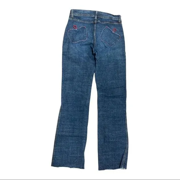 𝅺Apple bottoms straight leg jeans size 8