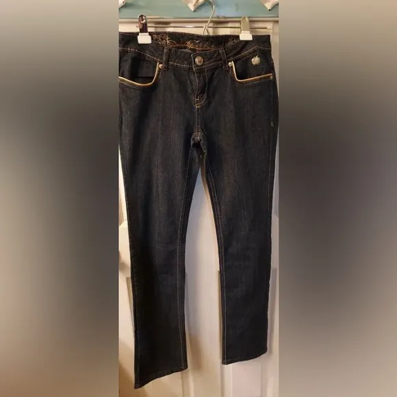 Dark Blue Denim APPLE BOTTOMS Skinny  Stretch Jeans 5 / 6