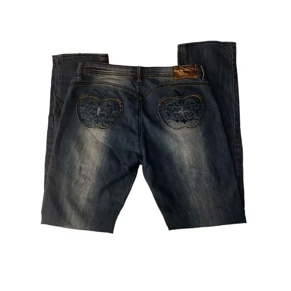 y2k Apple Bottom jeans distressed size 9/10