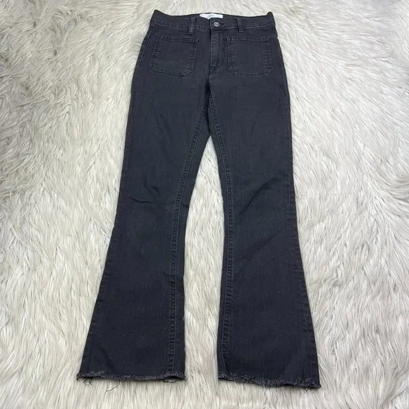April 77 Women's Black Wash Sonic Flare Jeans
