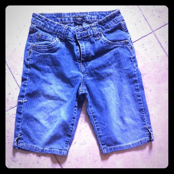 Knee high shorts.