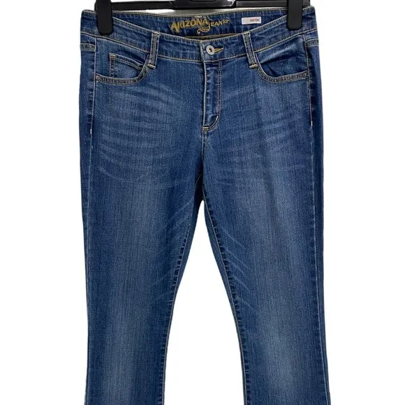 NWT Arizona Jean Co. Women's Long Boot Cut Medium Wash Denim Jeans Size 9L