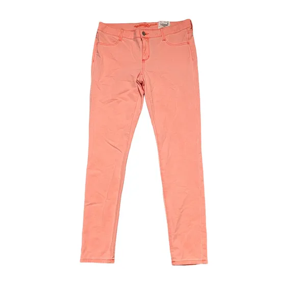 Arizona Jean Co. Womens Jegging Size Large Super Skinny Leg Denim Leggings Peach
          
      NWT