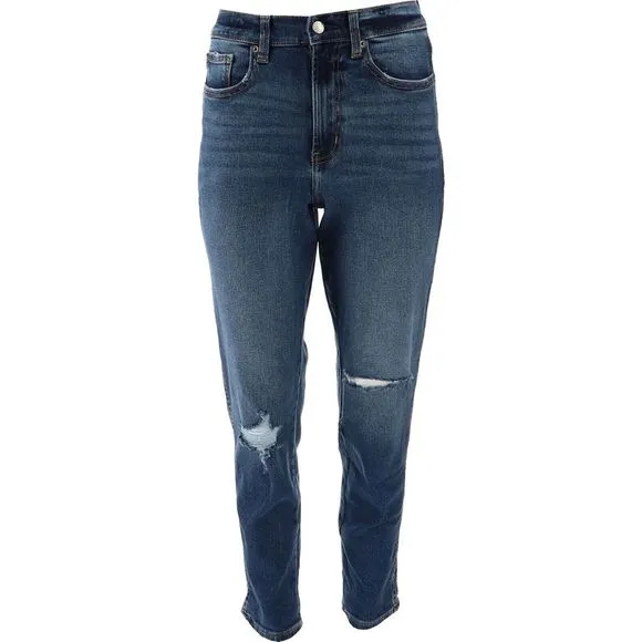 Arizona Jean Co. Junior's High Rise Mom Jean Dark Canopy 7 NEW 664013
          
      NWT