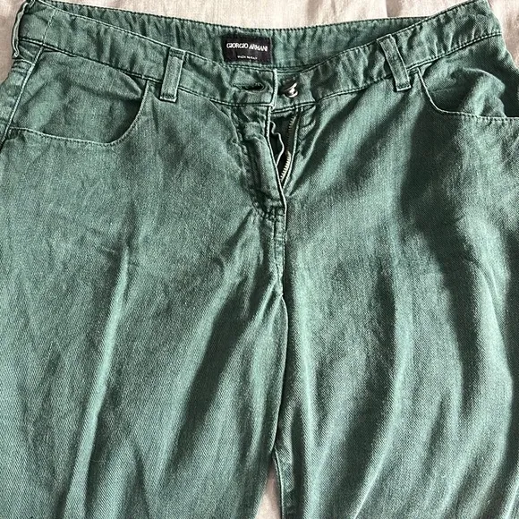 Giorgio Armani straight-wide leg jeans size 28