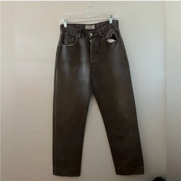 ARMANI GREY HIGH WAISTED MOM JEANS SIZE 4 WOMENS EXCELLENT CONDITION