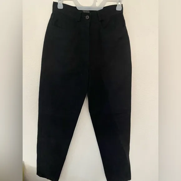 Giorgio Armani jeans Made in Italy black womens