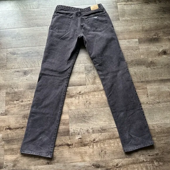 Vintage Giorgio Armani jeans black 28"