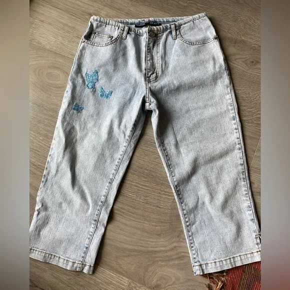 Vintage Giorgio Armani Butterfly Capris