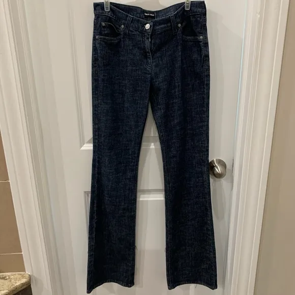 Giorgio Armani Women’s Jeans Blue Straight Leg Flare Borgo 28