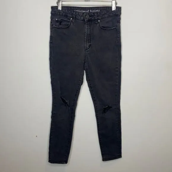 🔴 Articles of Society Black Skinny Jeans High Rise: Size 28