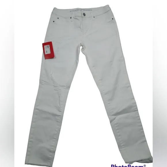 Articles of Society Factory Distressed Raw Hem Jeans Size 28