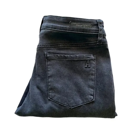 Womens Articles of Society charcoal grey button front britney merced skinny 27