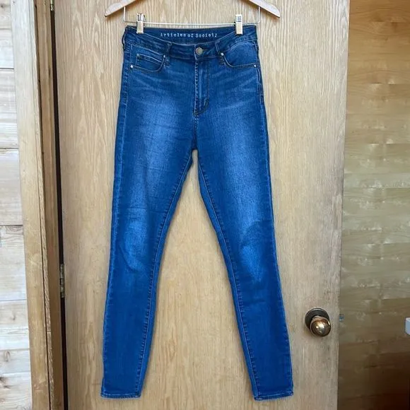 Articles of Society Stretchy Skinny Blue Jeans Size 25