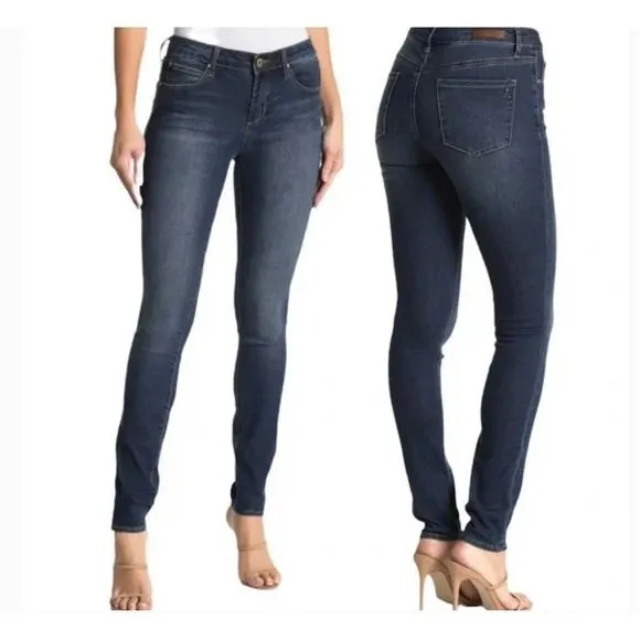Articles of Society Mya Skinny Jeans in Prue Blue Ultra Dark Wash