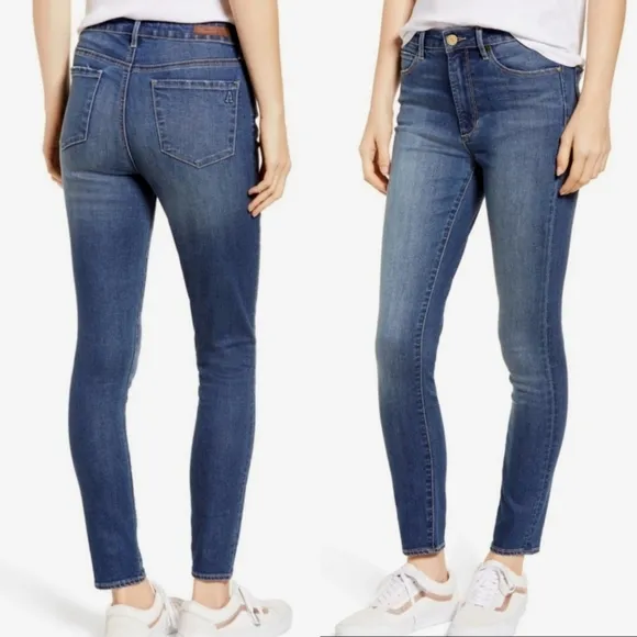Articles of Society Skinny Tahoe Medium Wash Low Rise Jegging Stretch Jeans 28