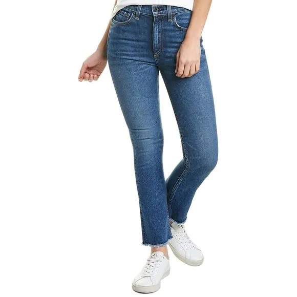 Askk Ny Womens  Butler Skinny Bootcut Jean, Blue
          
      NWT