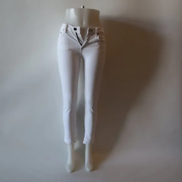 NWT Womens ASKK NY Jax White Denim Jeans 26 *
          
      NWT