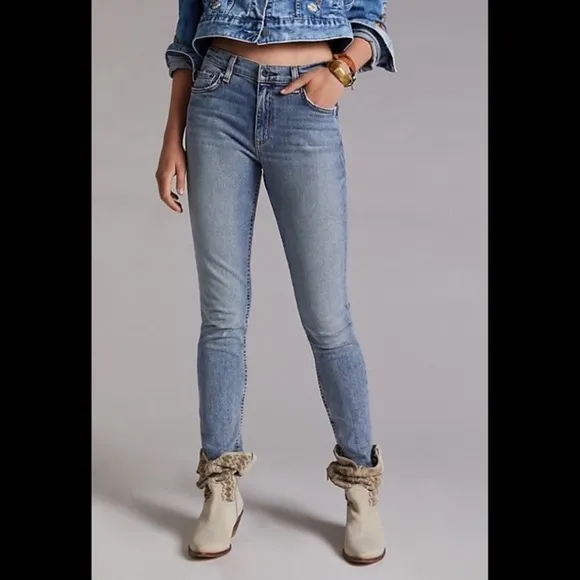 NWOT Anthropologie ASKK NY Jax High Waisted Skinny jeans Sz 26 Half Moon
          
      NWT