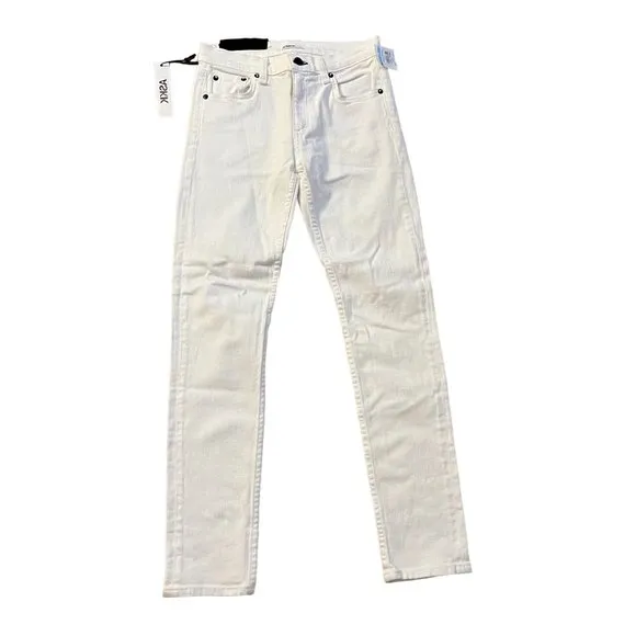 ASKK NY White Cotton Blend Denim Skinny Jeans Women's Size 26
          
      NWT