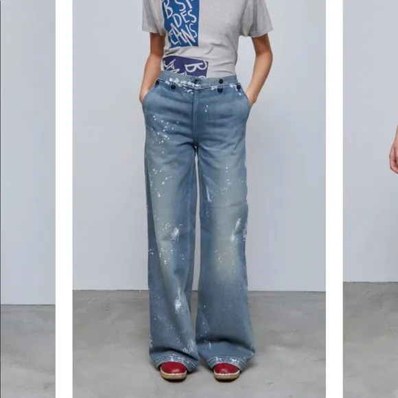 B Sides Painter Wide Leg Jean 29