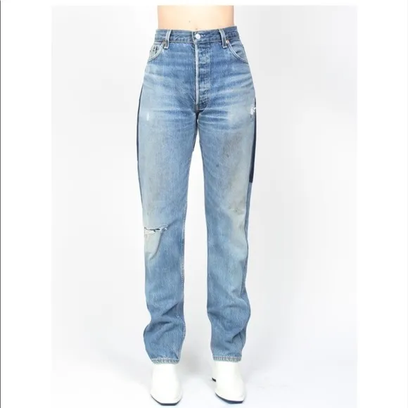 B-Sides Reverse Patchwork Jean - Size 29
          
      NWT