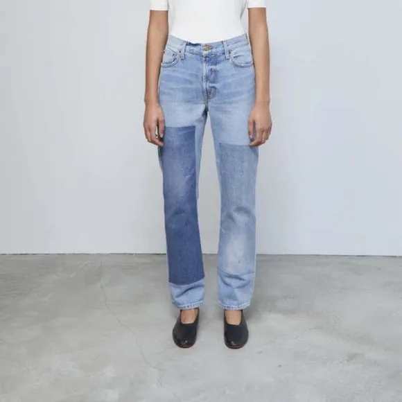 B SIDES JEANS Marcel Patchwork Straight-Leg Jeans No. 2 (24)