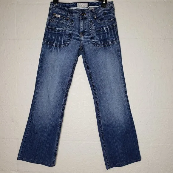 Baby Phat 7 Pocket Blue Jeans Size 11