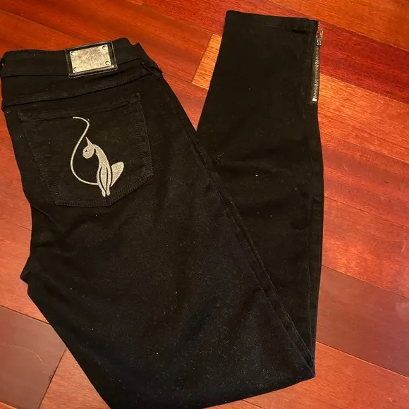 Baby Path Shinny Ankle Jeans